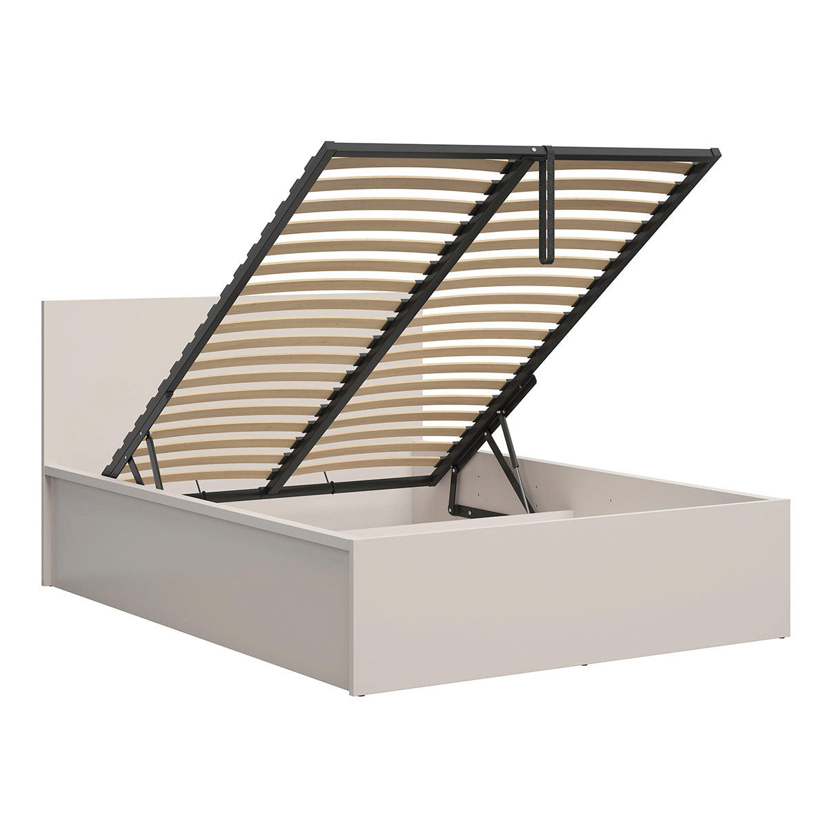 BOXBETT 140/200 Edwin Kaschmir - Beige, Holzwerkstoff (140/200cm) - Petits-meubles