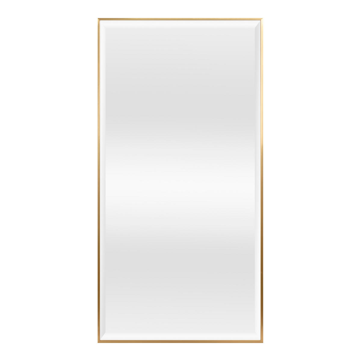 WANDSPIEGEL Novoli - Goldfarben, Glas/Kunststoff (50/4/100cm) - [en.casa]