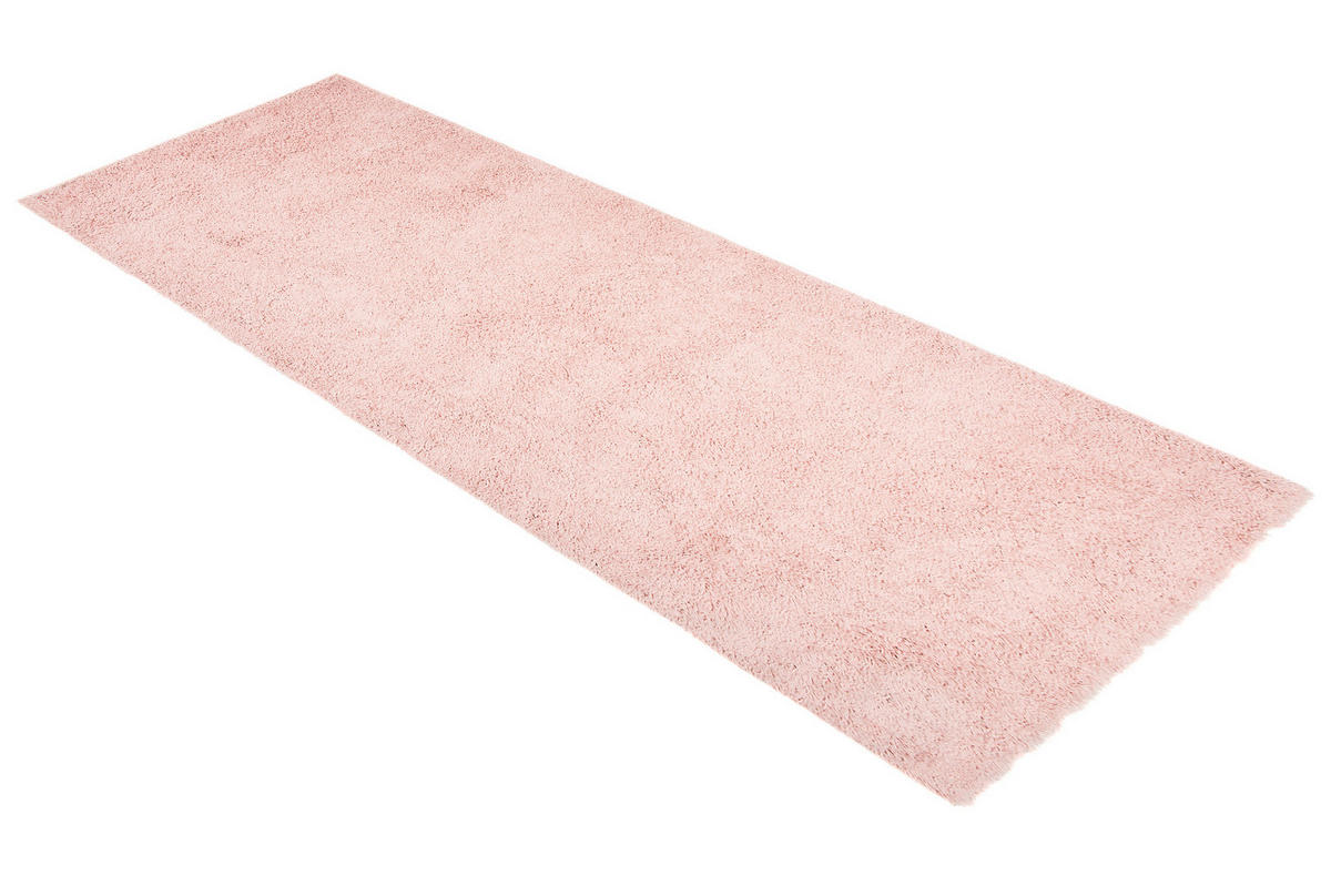 TEPPICHLÄUFER ESSENCE altrosa uni 100/250 cm - Altrosa, Textil (100/250cm) - Tapiso