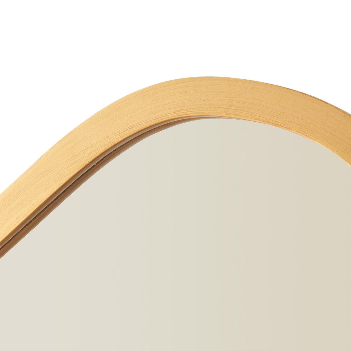WANDSPIEGEL Filiano - Goldfarben, Glas/Holzwerkstoff (58/80/1.8cm) - [en.casa]