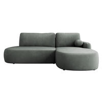 COLTAR Loridu O, Dreapta - grafit/negru, material plastic/material textil (174/274cm) - MIRJAN24