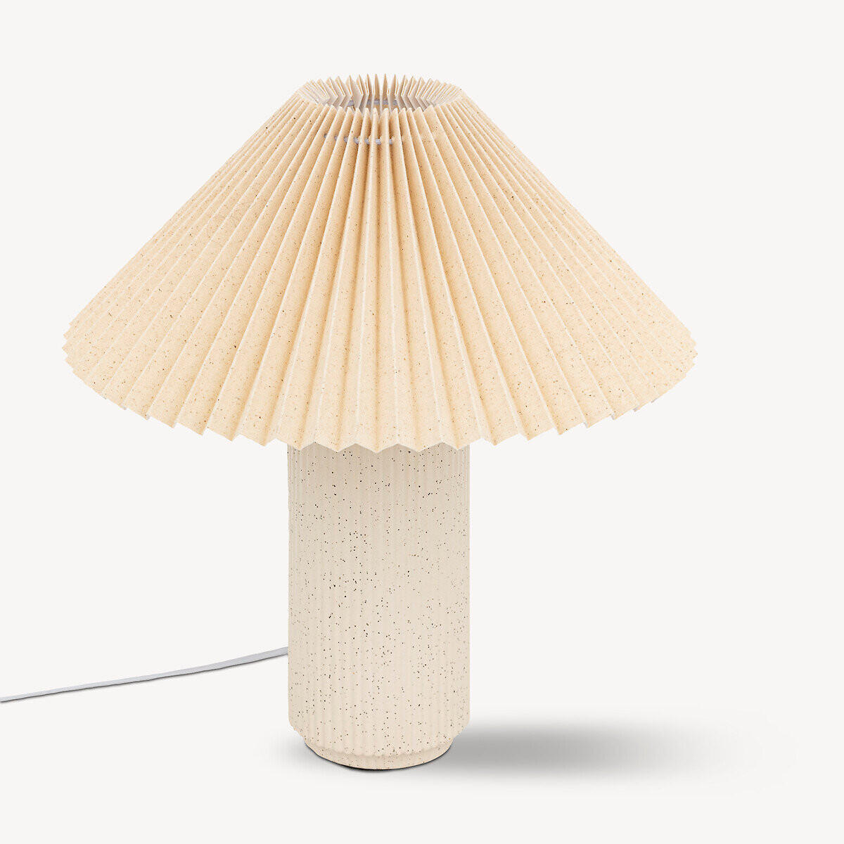 TISCHLEUCHTE Talya H. 38 cm - Beige, Keramik (35/35/38cm) - Atmosphera Createur d´interieur