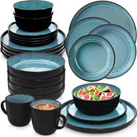 KOMBISERVICE VIGO - 30 teilig aus Steingut - Blau, Stein (27/10.4/27cm) - Sänger