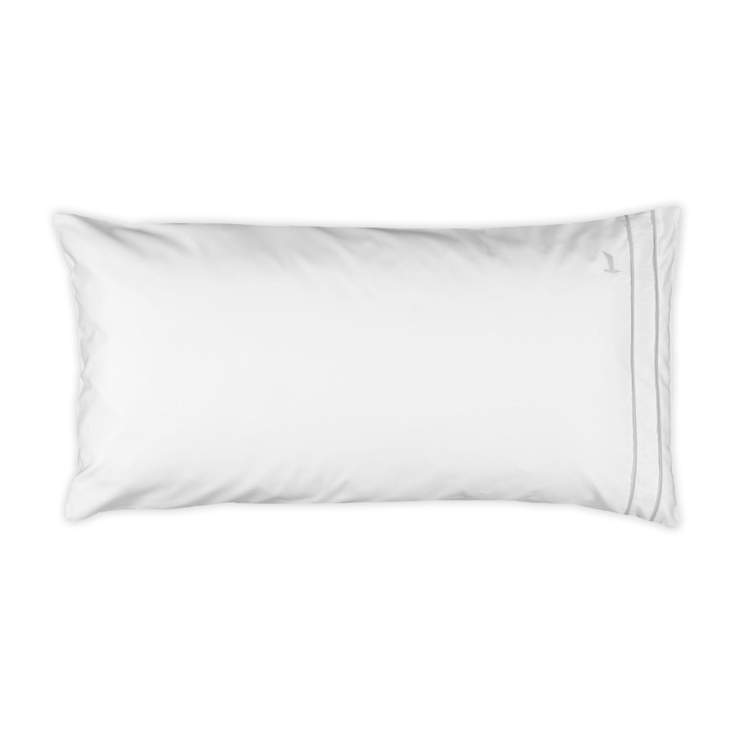 BETTWÄSCHE NOBLESSE - Hellgrau/Weiß, Textil (40/80cm) - MÖVE