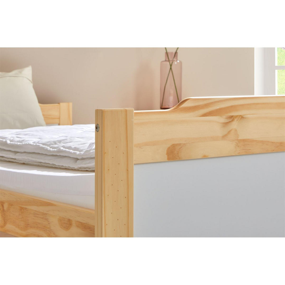 EINZELBETT FRITZ 90X200 CM - Naturfarben, Holz (90/200cm) - IDIMEX