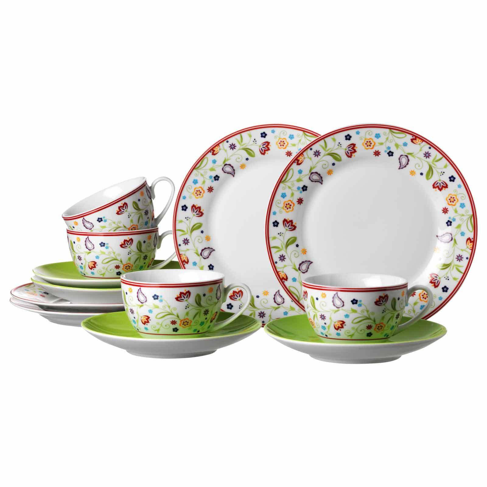 KAFFEE SERVICE Shanti Doppio bunt 12er Set - Multicolor, Keramik (1/1/1cm) - Ritzenhoff Breker