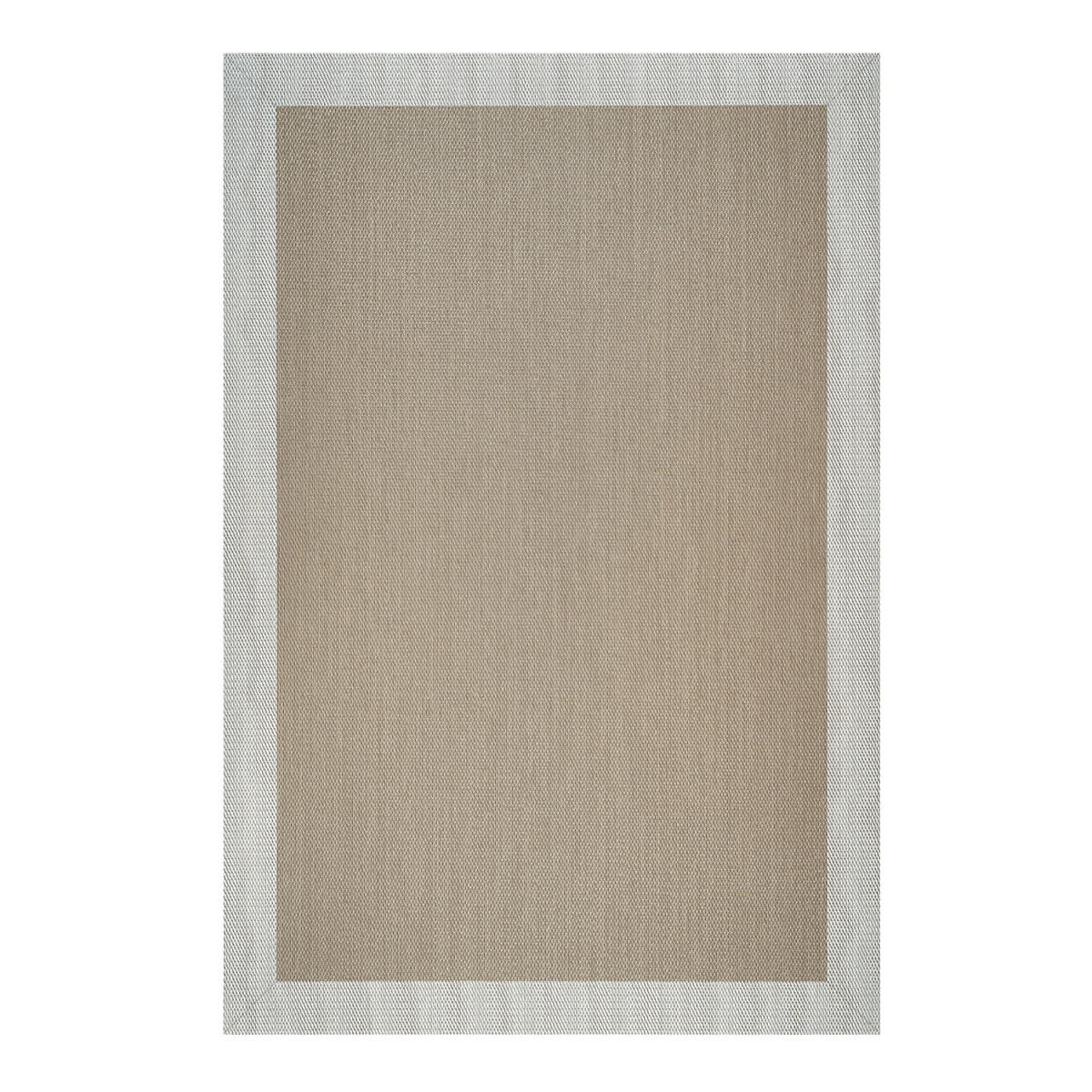 TEPPICH Premium en Vinyle Weiß Beige 160x230 cm - Creme, Kunststoff (160/230cm) - STORESDECO