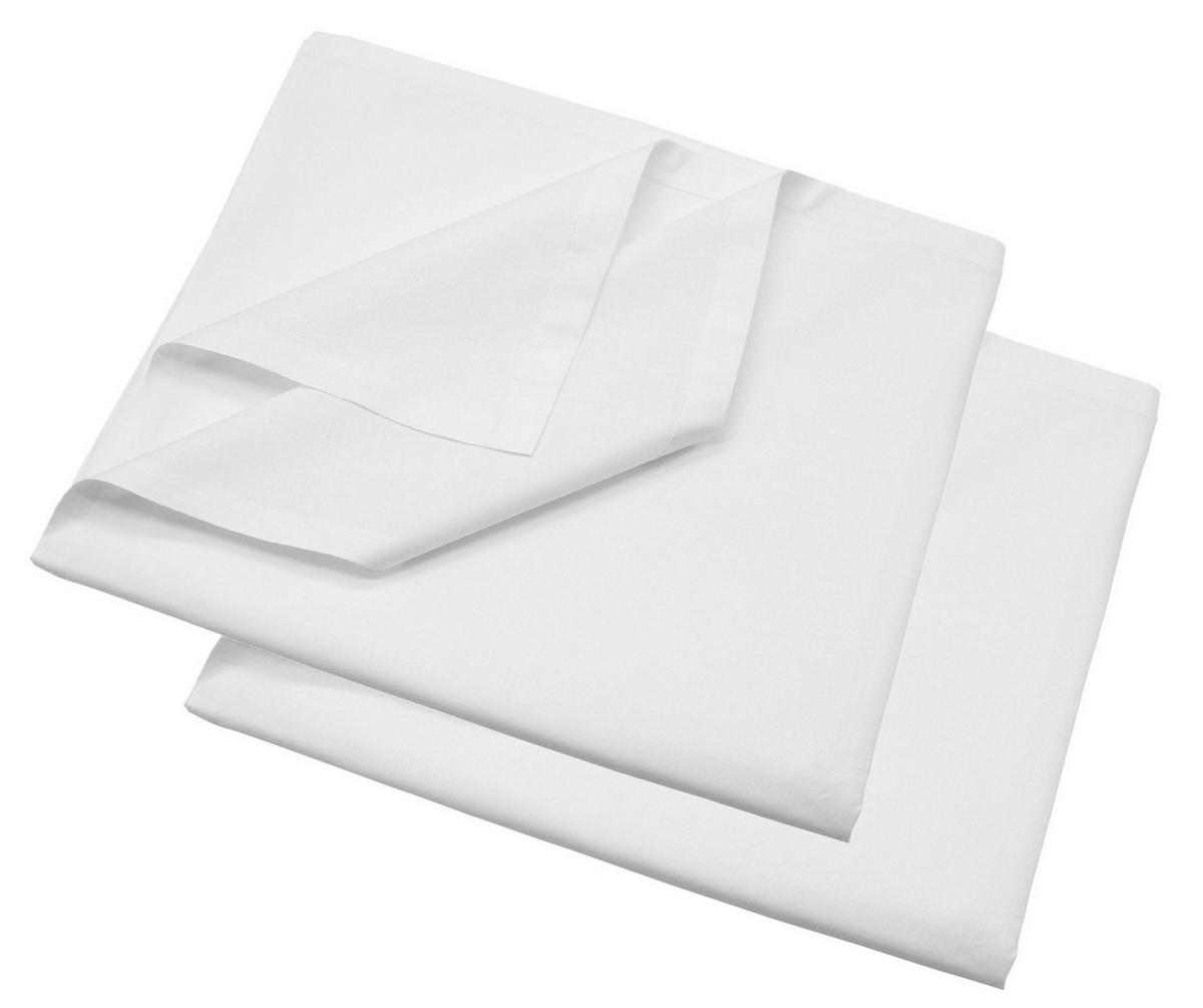 BETTLAKEN, 2er-Set, 150x260 cm, 100% Baumwolle, Weiß - Weiß, Textil (150/260cm) - Zollner