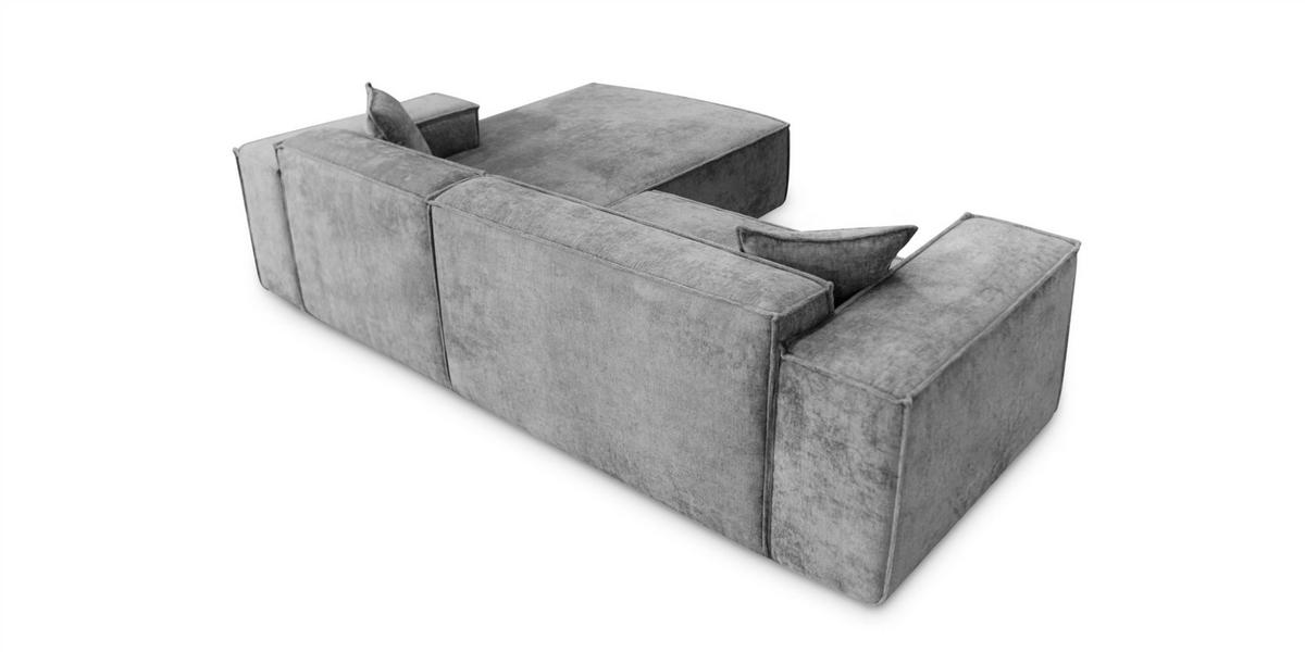 ECKSOFA Carlota - Creme, Holzwerkstoff/Textil (270/192cm) - Fun Möbel