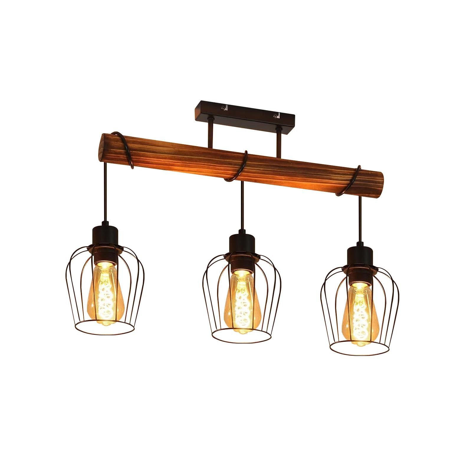 ZMH Pendelleuchte Braun 13x43x52 cm