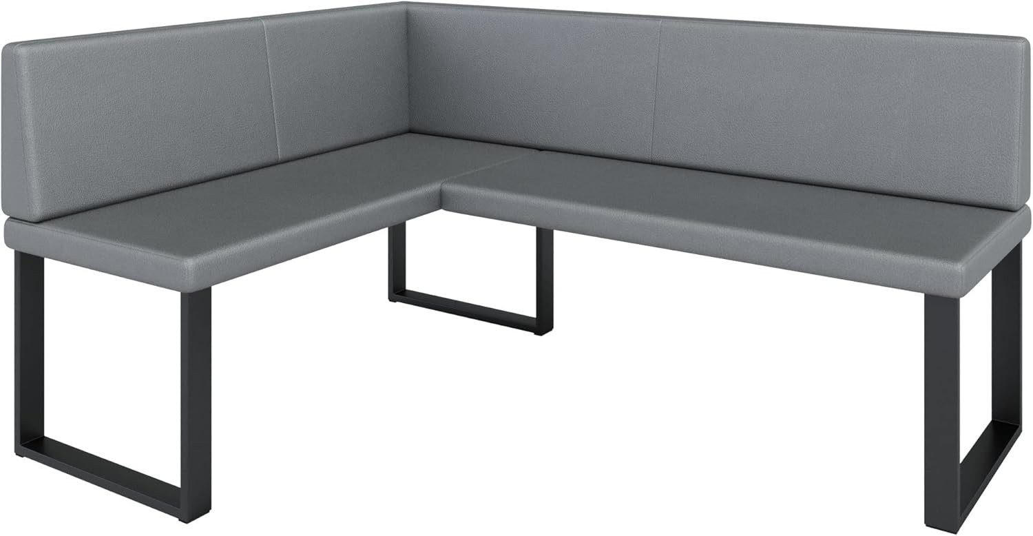 AN Furniture Store Eckbank Grau 168x128 cm