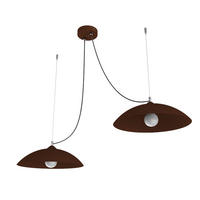 HÄNGELEUCHTE Dream X2 - Dunkelbraun, Metall (40/40/9cm) - Lumicom