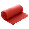 FLEECEDECKE rot 130/160 cm Kettelrand Anti-Pilling - Rot, Textil (130/160cm) - wometo