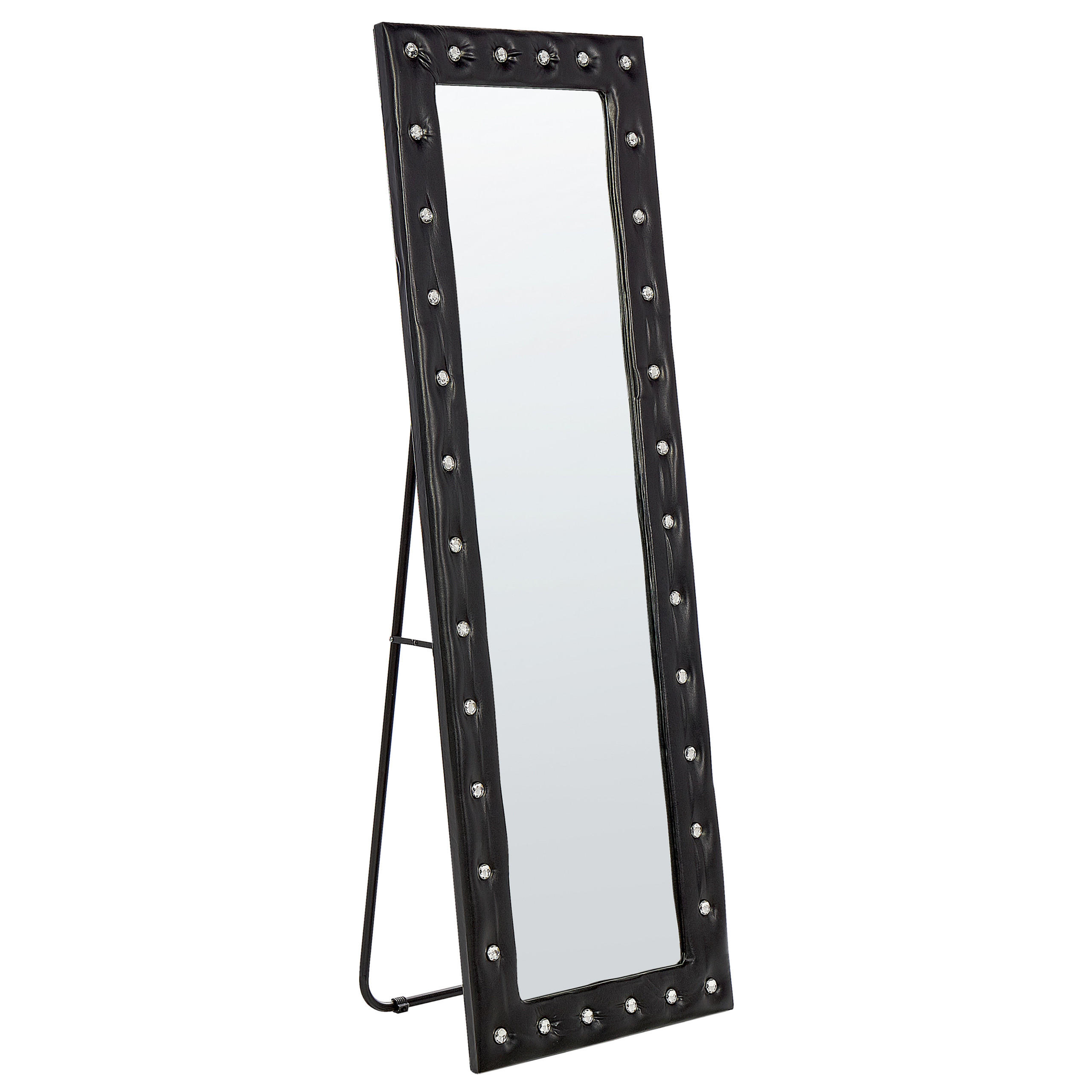 OGLINDA DE PODEA din piele ecologica 50/150 cm neagra Ansouis