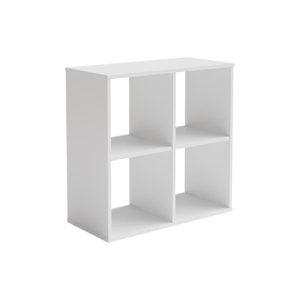 BÜCHERREGAL Loni - Weiß, Holzwerkstoff (80/80/38cm) - RAUMHIRSCH FURNITURE