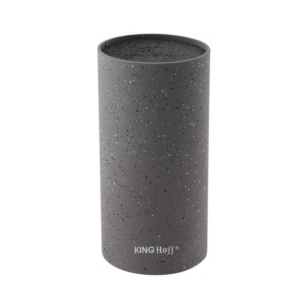 MESSERBLOCK Schwarz 22/11/22 cm KH1249 - Schwarz, Kunststoff (11/22/22cm) - Kinghoff 