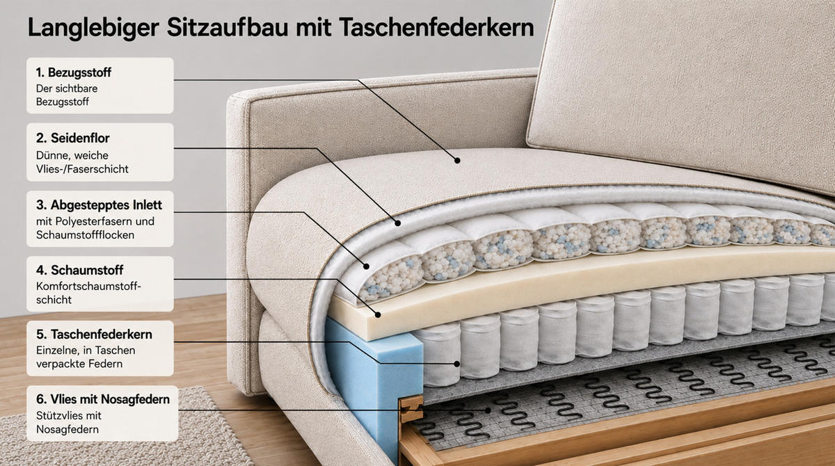ECKSOFA MARLIN Braun Lederfaserstoff - Dunkelbraun/Schwarz, Leder/Kunststoff (262/168cm) - KAWOLA