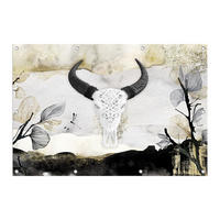 GARTEN-POSTER 120x80 cm Gartendeko: Abstrakt - Beige, Kunststoff (120/80/2cm) - artissimo