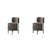 ESSZIMMERSTUHL Cocktail Grau 61/51/82 cm 2er-Set - Grau, Textil (51/82/61cm) - Hoyz Collection