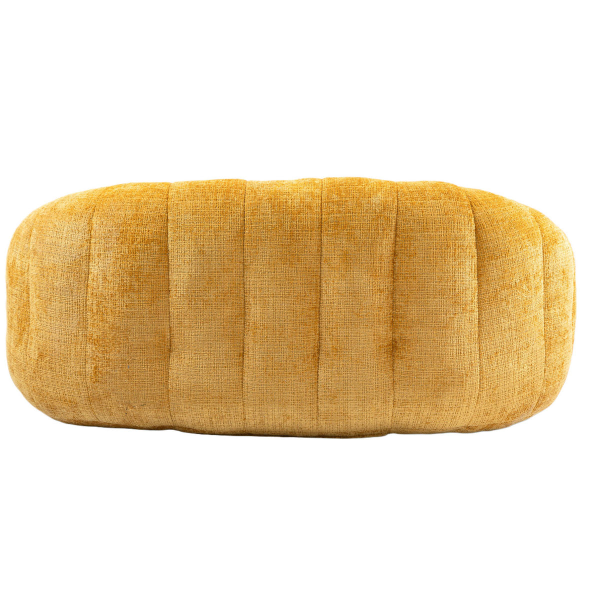 SITZSACK Lazy Sofa 150 x 95 cm Chenille Yellow - Gelb, Kunststoff (95/63/145cm) - Beauniv