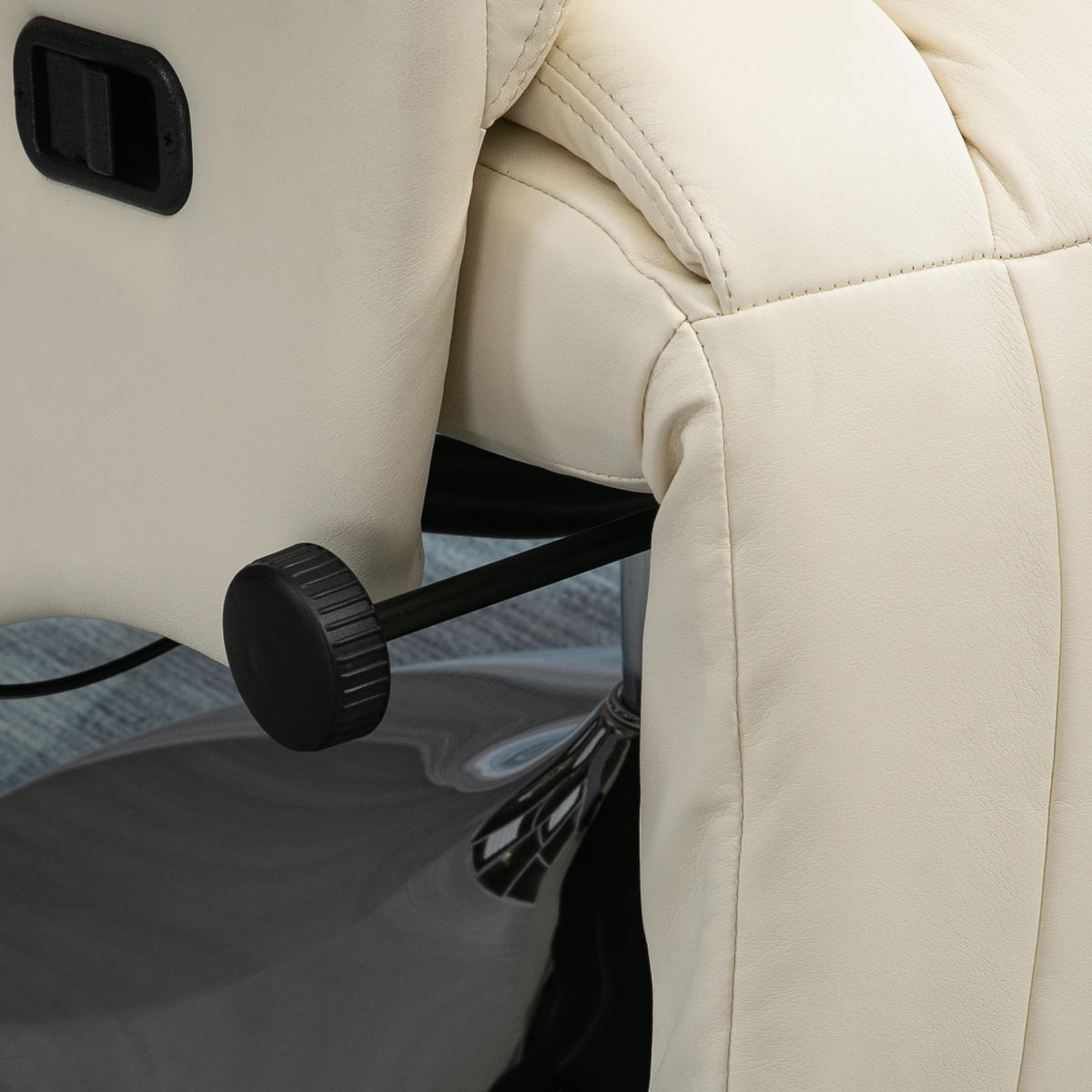 RELAXSESSEL DE-06434 mit Liegefunktion Creme - Creme, Metall (78/109/80cm) - ComfortXL