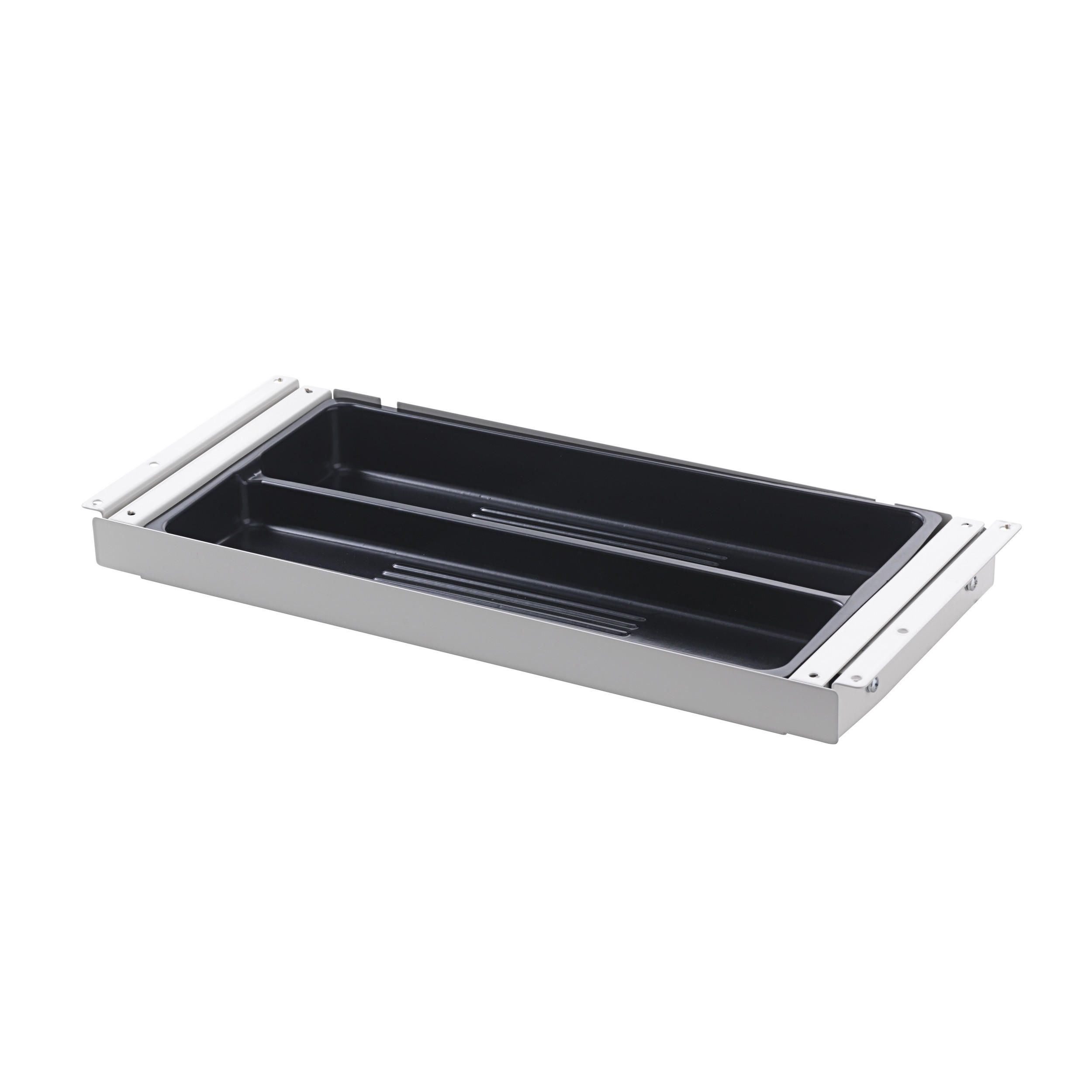 SCHUBLADE DeskMate 18,6/42,5/4,3 cm in Weiß - Weiß, Metall (18.6/42.5/4.3cm) - bümö