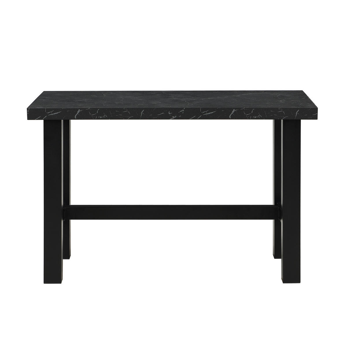 SCHREIBTISCH THOR 120/60/77 cm - Anthrazit/Schwarz, Holzwerkstoff/Metall (60/120/77cm) - DUBI Möbel