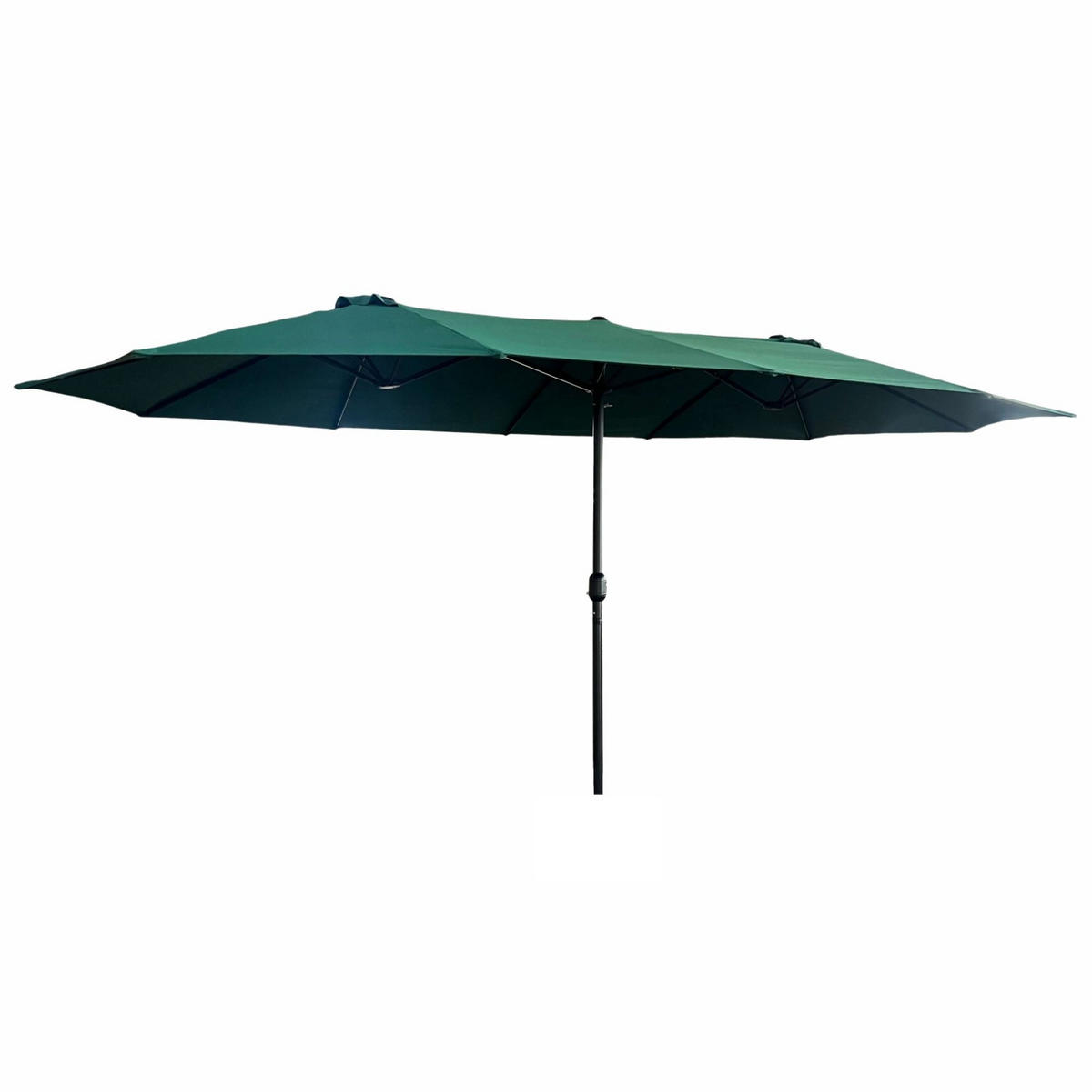 SONNENSCHRIM Grün 245/460 cm - Schwarz/Grün, Metall (460/270cm) - Akord