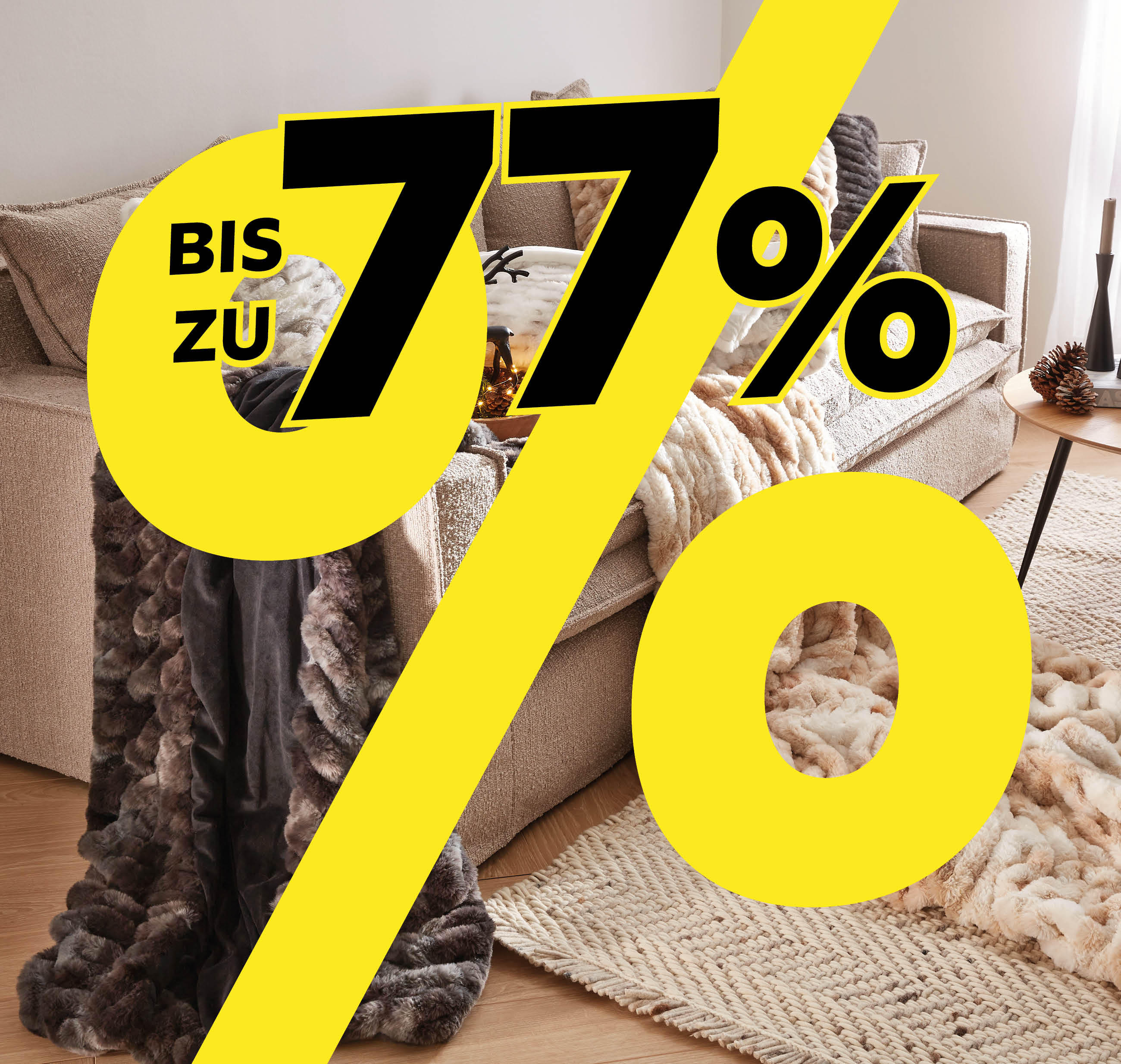 Bis zu 77%