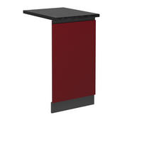 ČELNÍ PANEL MYČKY R-Line Červená - antracitová/červená, kompozitní dřevo (45/81.8/1.6cm) - Vicco