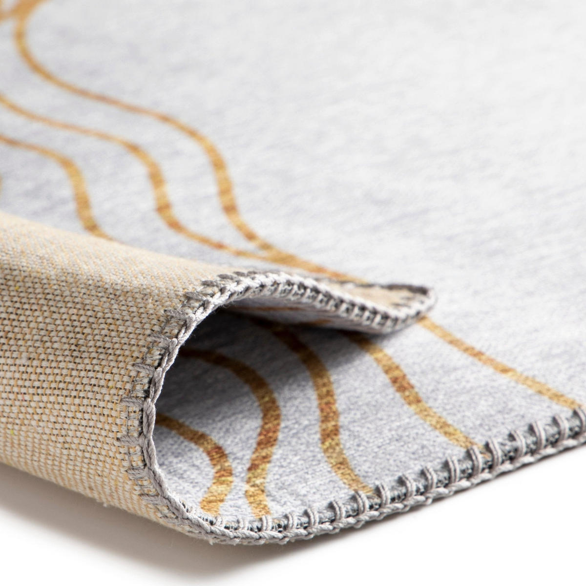 TEPPICH mit englischer Nahtverarbeitung blau - Blau, Textil (160/230cm) - AFK Living