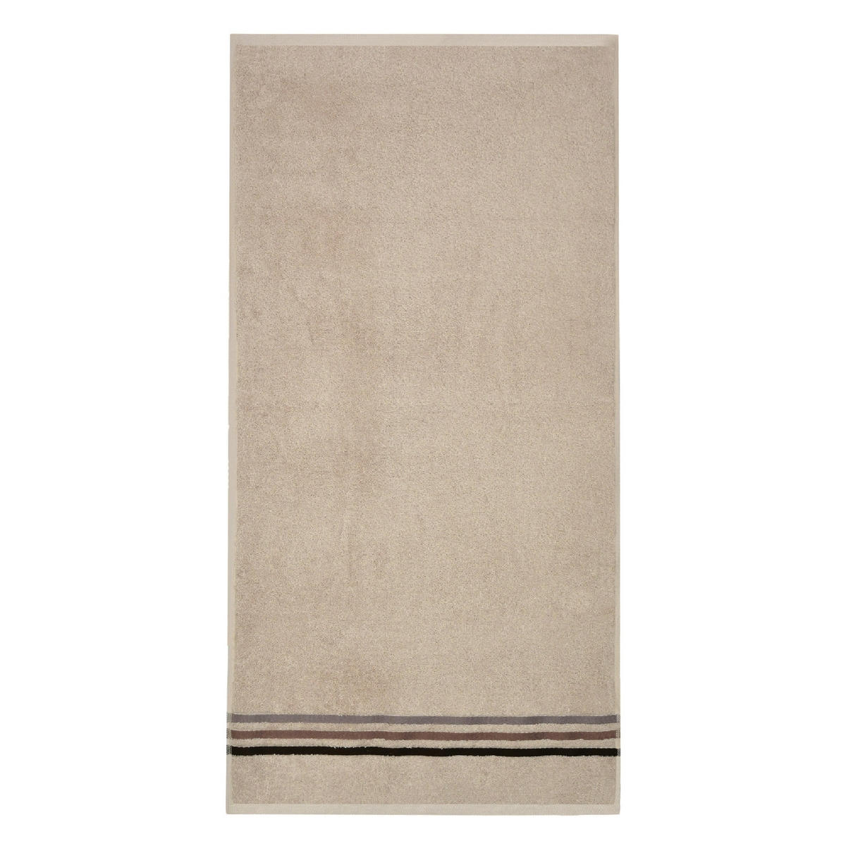 HANDTUCHSET Skyline Color - 4-teilig - 50 x 100 cm - Sand - Sandfarben, Textil (50/100cm) - SCHIESSER