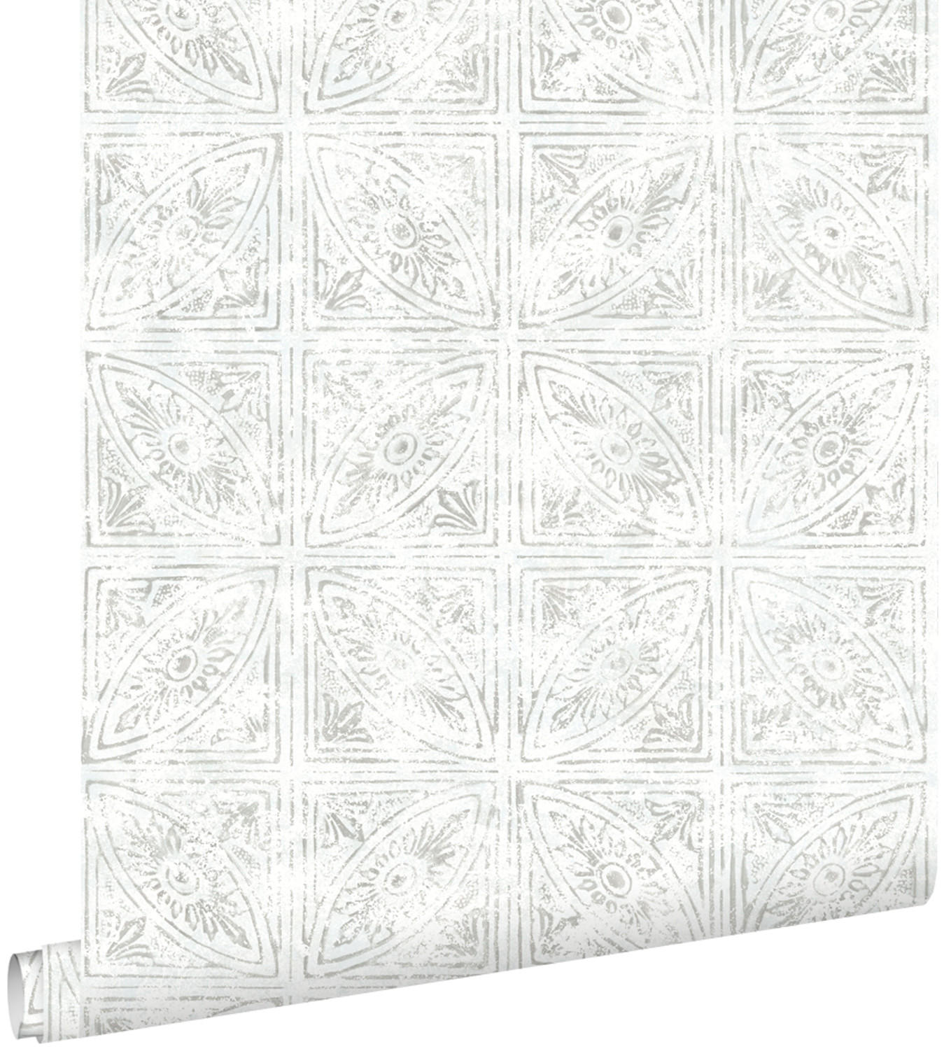 TAPETE Fliesenmuster 53 cm x 10.05 m - Grau, Papier (53/1000cm) - ESTAhome