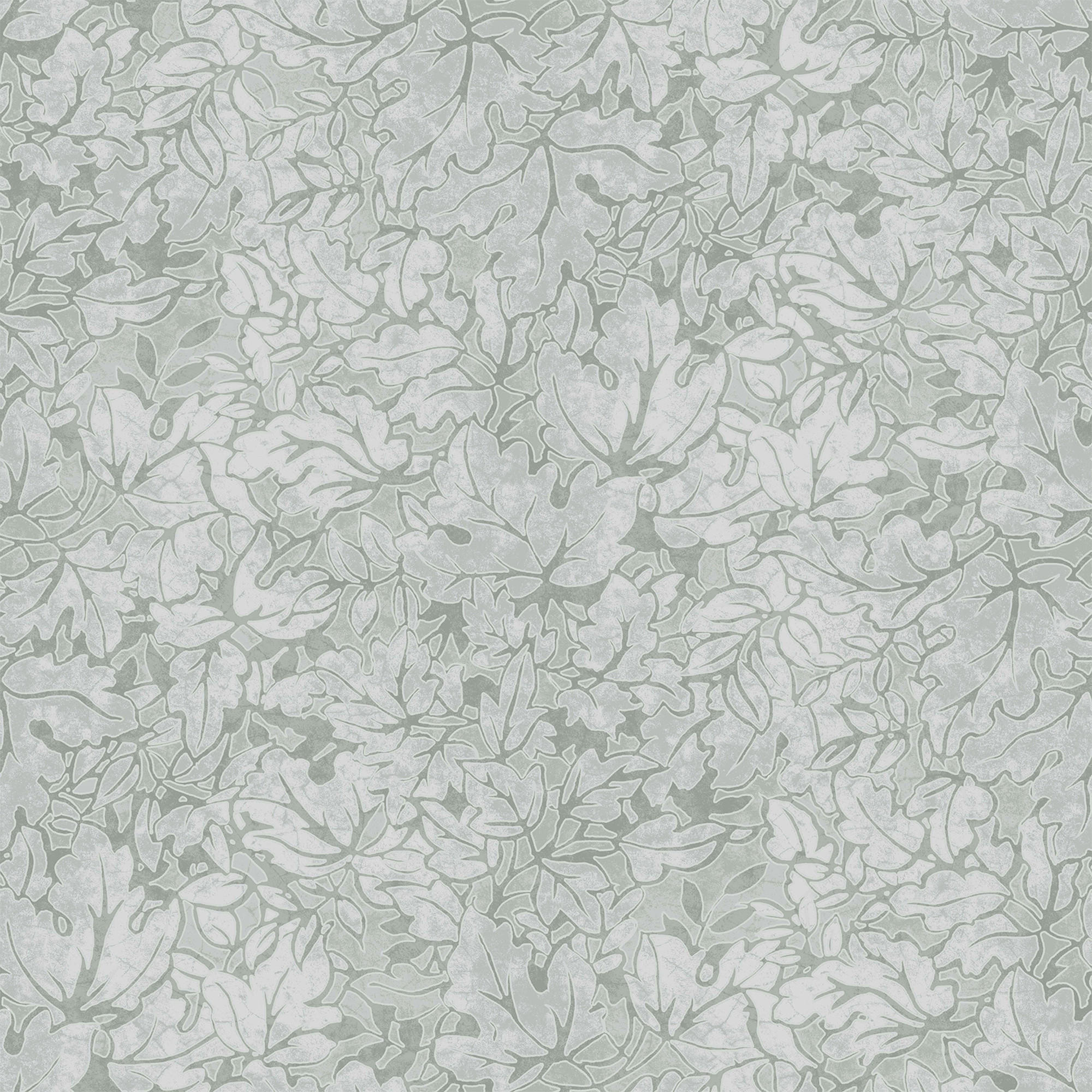 VLIESTAPETE Corrina Leaf Mineral Green - Grün, Papier/Kunststoff (52/1000cm) - Graham & Brown