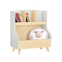 KINDERREGAL Grau-Natur - Grau, Holzwerkstoff (60/68/37cm) - SoBuy