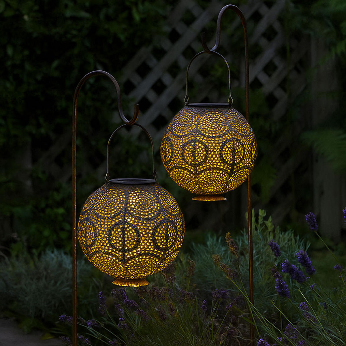 LED AUSSENLEUCHTE Metall Gold - Goldfarben, Kunststoff/Metall (18.5/18.5/28cm) - Globo Lighting