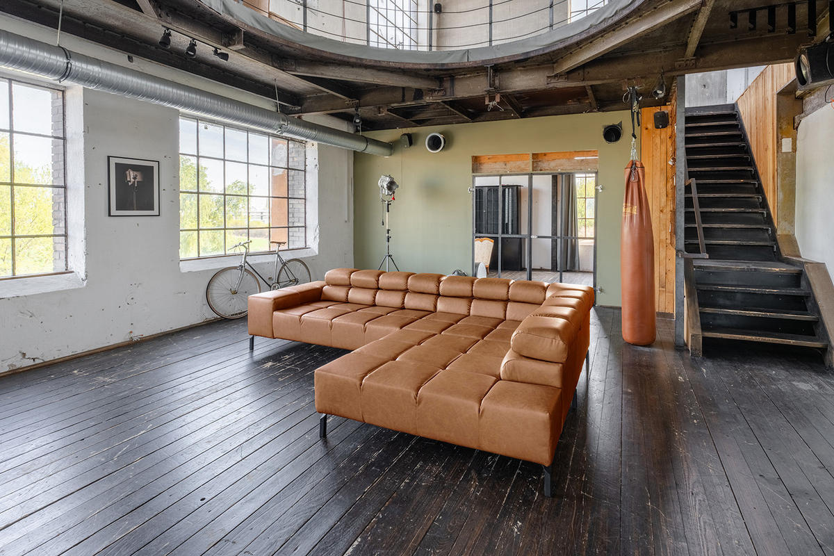 ECKSOFA NELSON Braun Leder Relaxfunktion - Cognac/Dunkelbraun, Leder/Metall (321/216cm) - KAWOLA