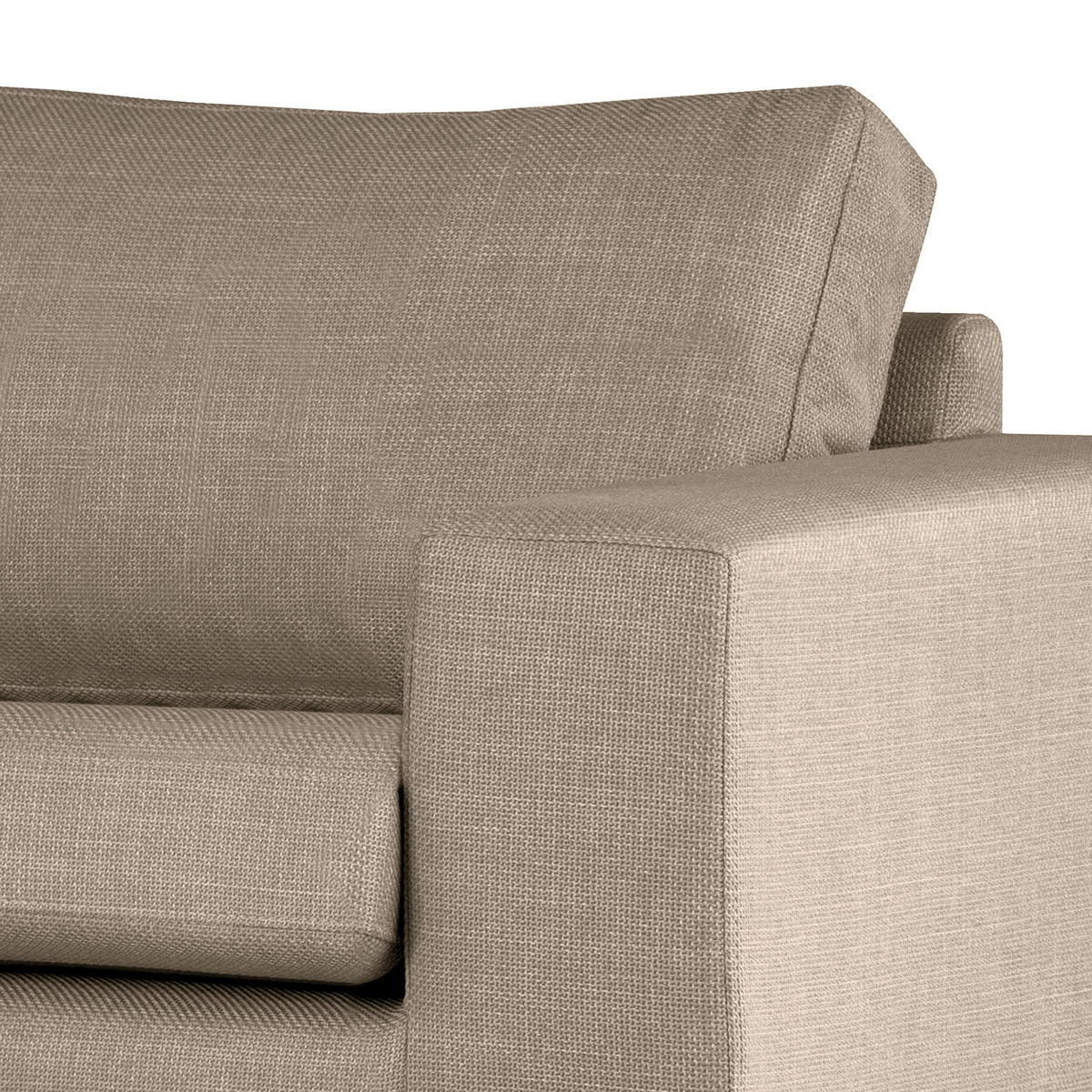 SESSEL - Taupe/Buchefarben, Holz/Buchenholz (122/81/88cm) - home24