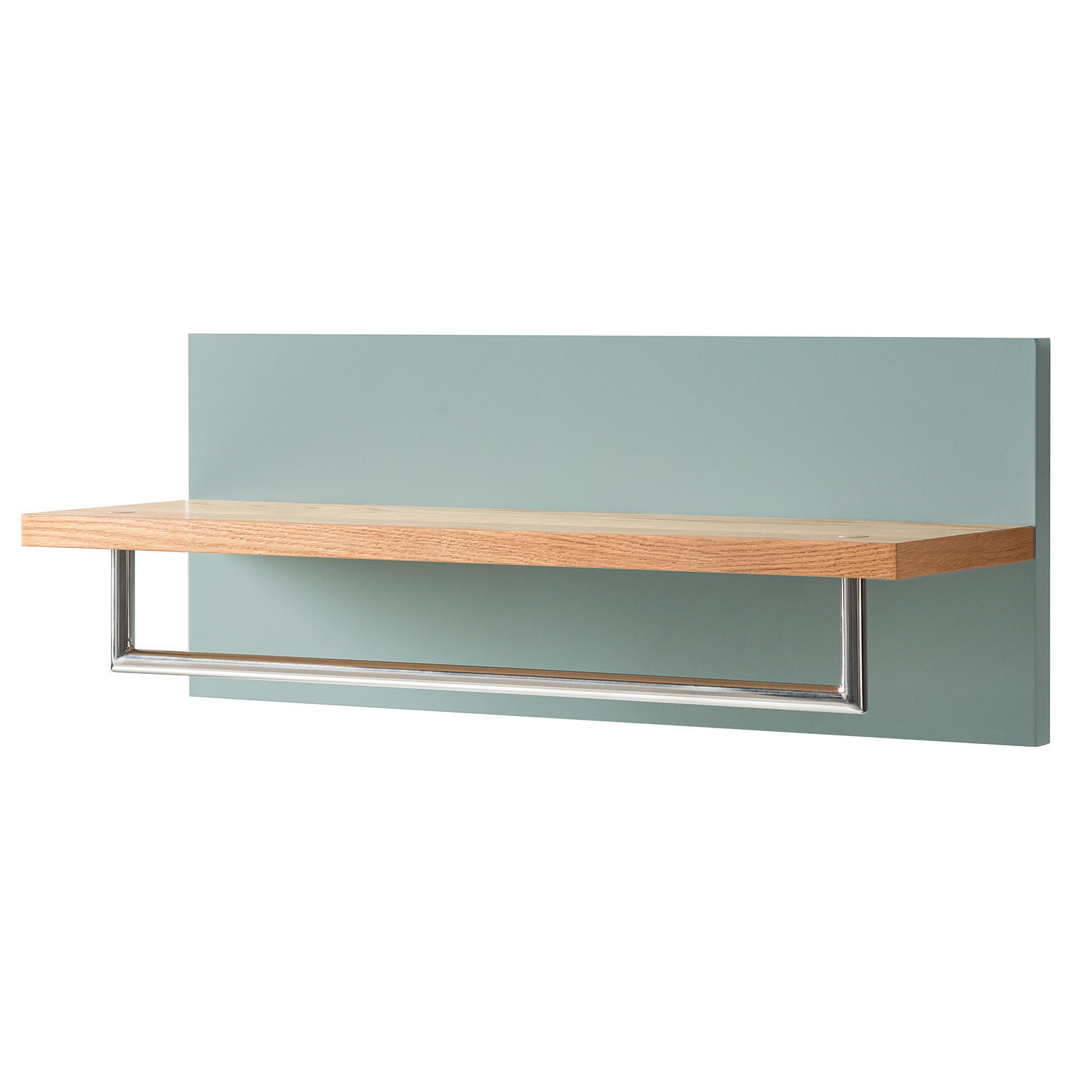 WANDGARDEROBE - Mintgrün, Holzwerkstoff (76/30/25cm) - home24