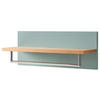WANDGARDEROBE - Mintgrün, Holzwerkstoff (76/30/25cm) - home24