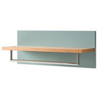 WANDGARDEROBE - Mintgrün, Holzwerkstoff (76/30/25cm) - home24