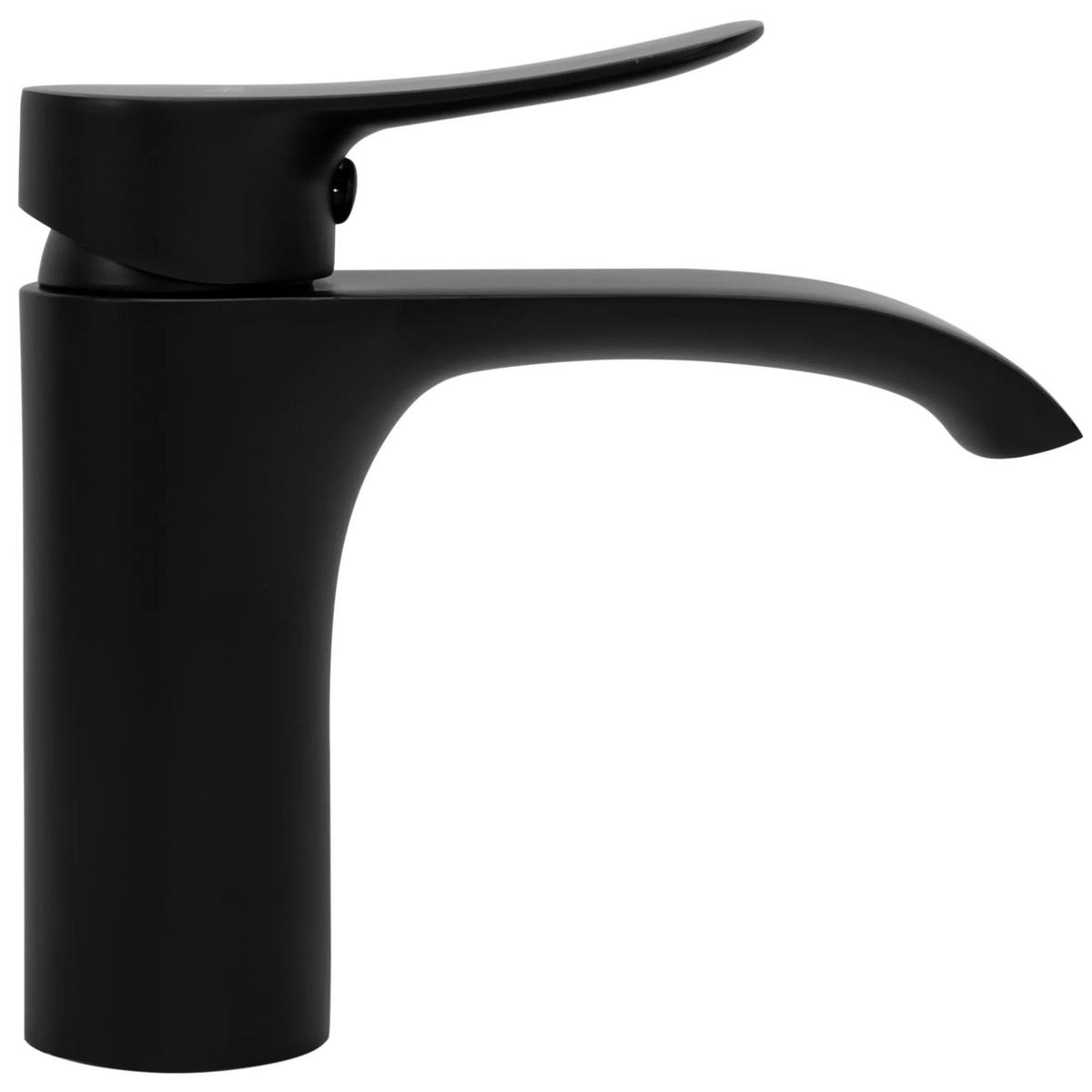 WASCHBECKENARMATUR Rea Dart Black Low - Schwarz, Metall (4.2/13/14.2cm) - REA