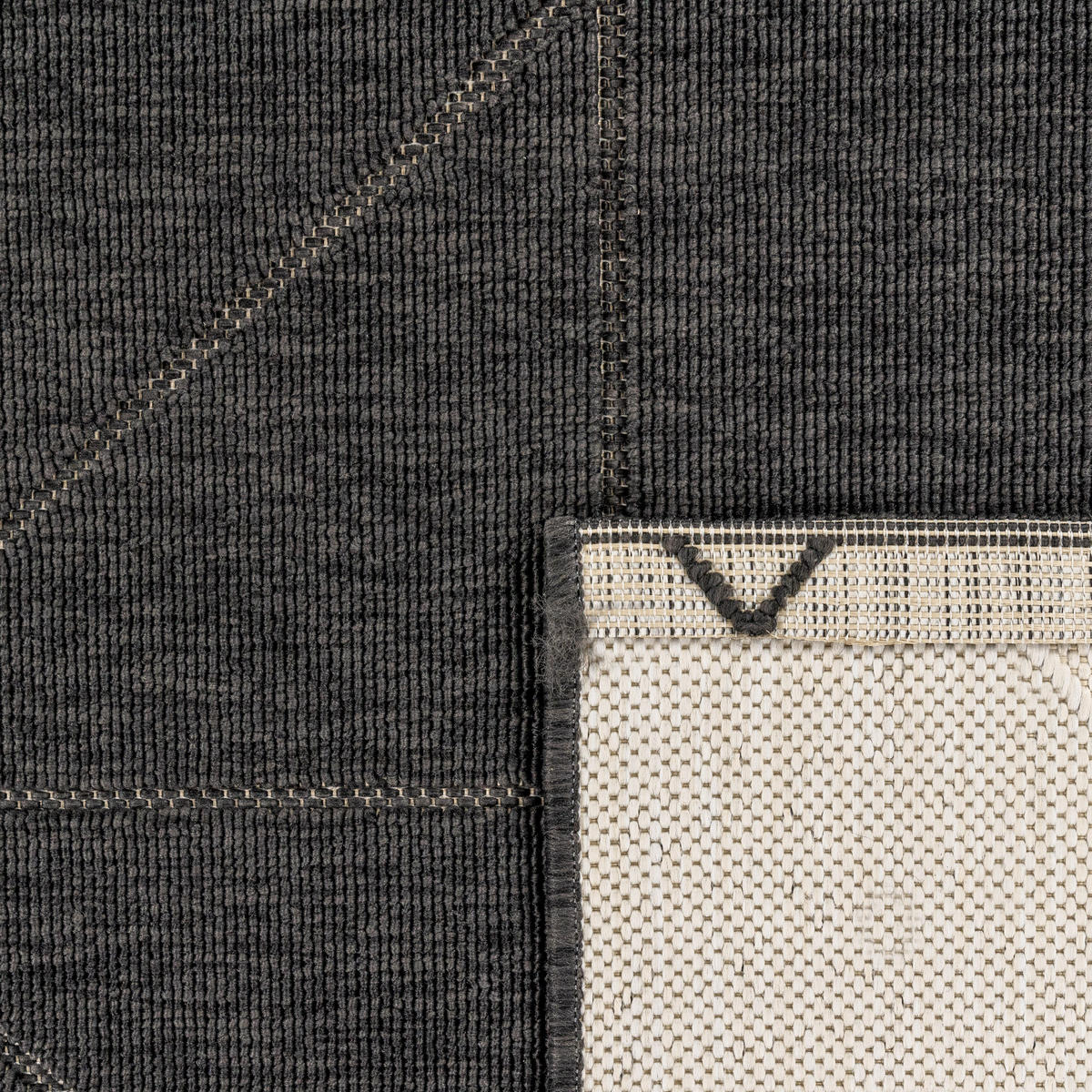 OUTDOORTEPPICH 80/150 cm Brugge 226 - Anthrazit, Textil (80/150cm) - Paco Home