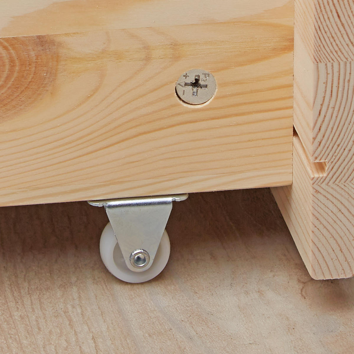 BETTSCHUBKASTEN 2er Set Natur 82/53,3 cm - Braun, Holz - Homestyle4u