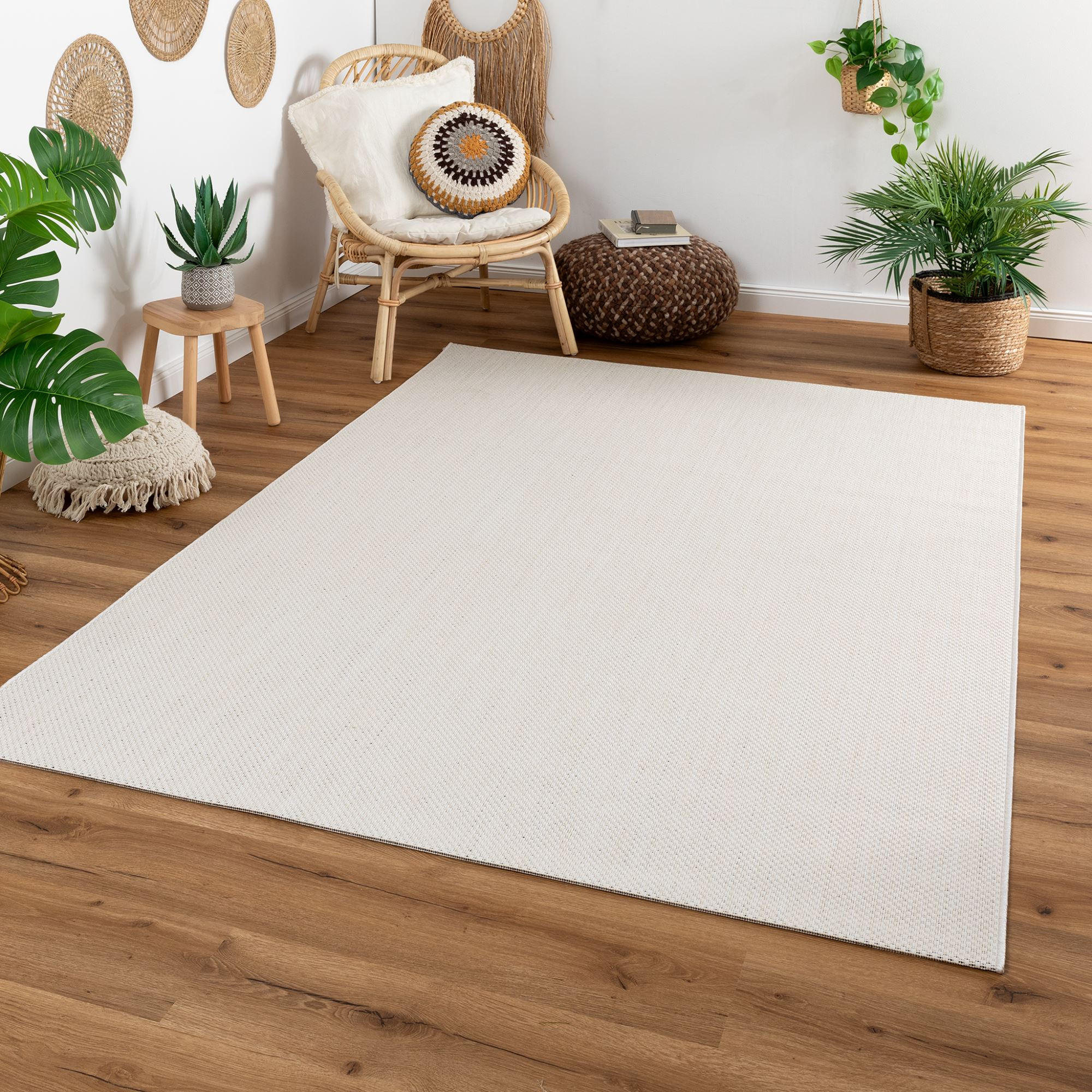 OUTDOORTEPPICH 140/200 cm Melbu - Creme, Textil (140/200cm) - Steffensmeier