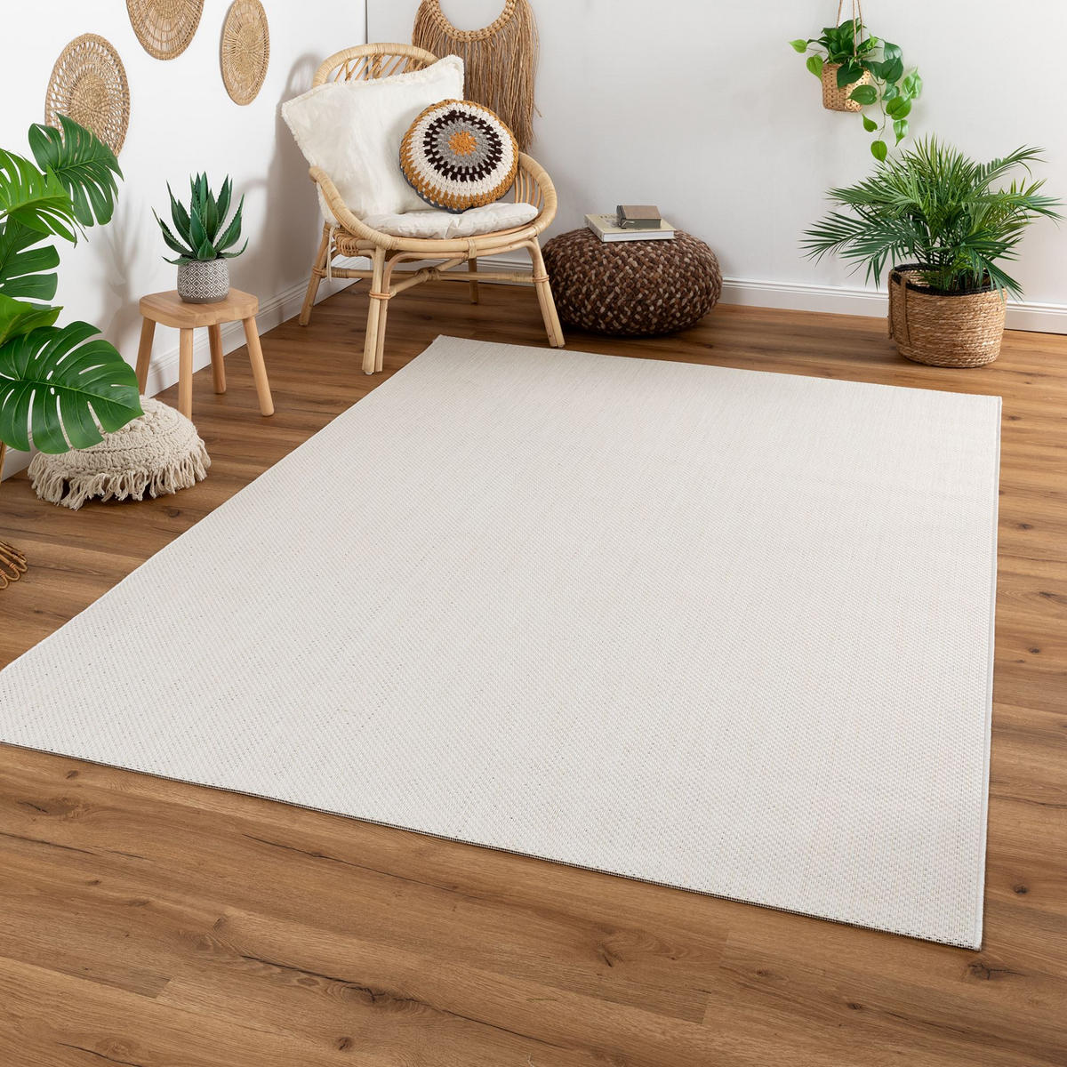 OUTDOORTEPPICH 80/150 cm Melbu - Creme, Textil (80/150cm) - Steffensmeier
