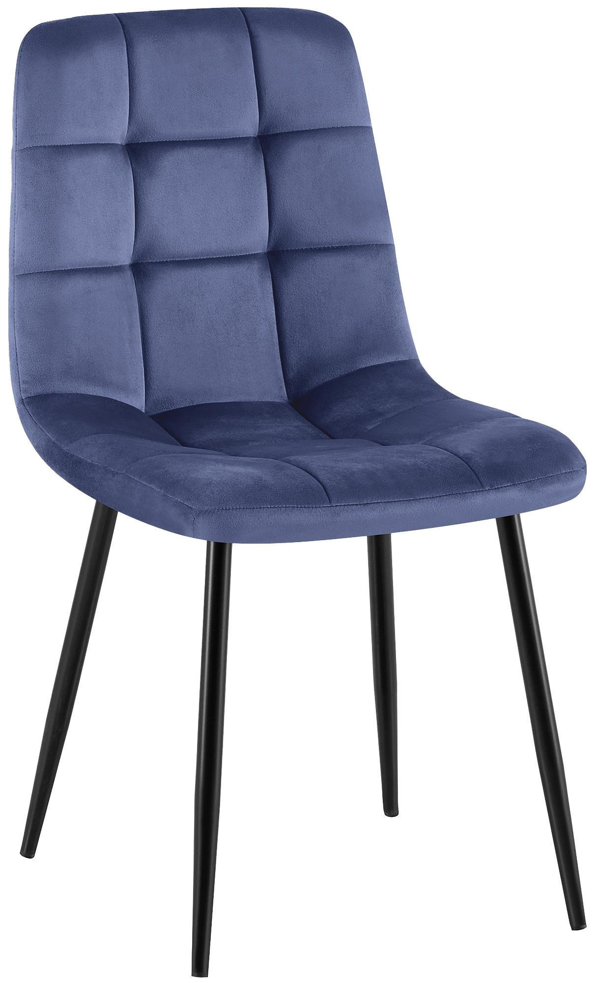 furnicato Esszimmerstuhl Blau 45x84x55 cm
