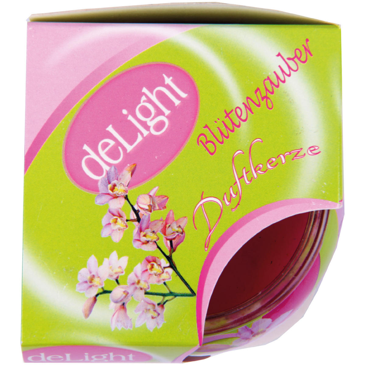DUFTKERZEN Glas 6er-Pack Blütenzauber - Rosa, Naturmaterialien (7/6cm)