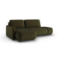 ECKSOFA Alessio 3 Sitzplätze Grün - Grün, Holz (229/148cm) - Petits-meubles