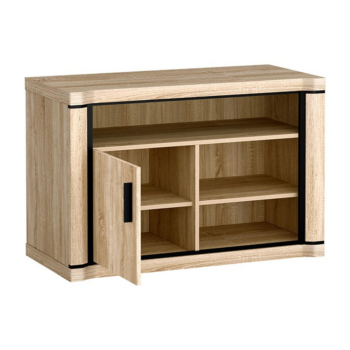 TV-LOWBOARD Dallas D-11 107 x 72 x 50 cm Eiche Sonoma - Sonoma Eiche, Holzwerkstoff/Kunststoff (107/72/50cm) - Koseto